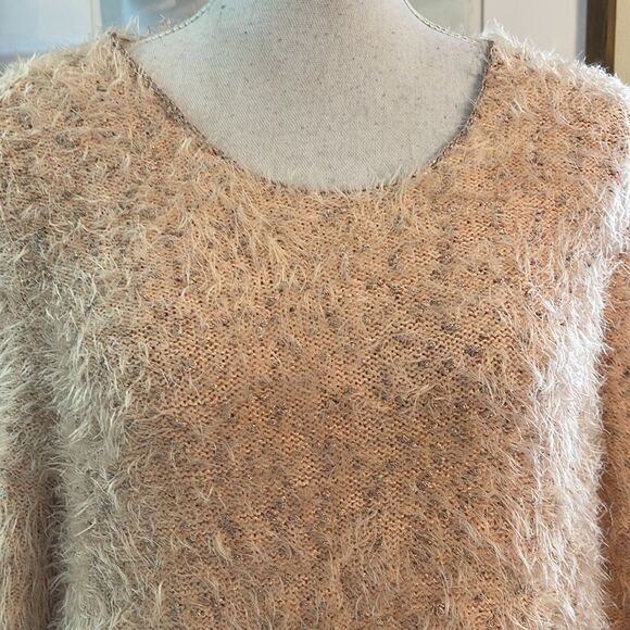 Chico’s Petite Fun Fuzzy Sweater - Picture 3 of 9